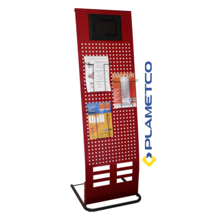 Stand pliante cu tablă perforată