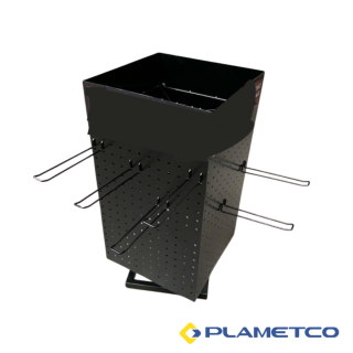 Stand rotativ cu tablă perforată